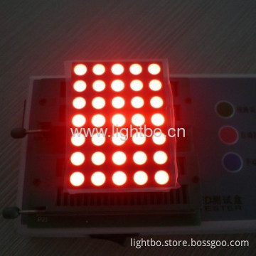 2.1" Ultra Bright Red 5mm 5 X 7 Dot Matrix Led Display For Moving Signs, Traffic Message Boards,38.1 X 53.34 X 8.4 Mm 